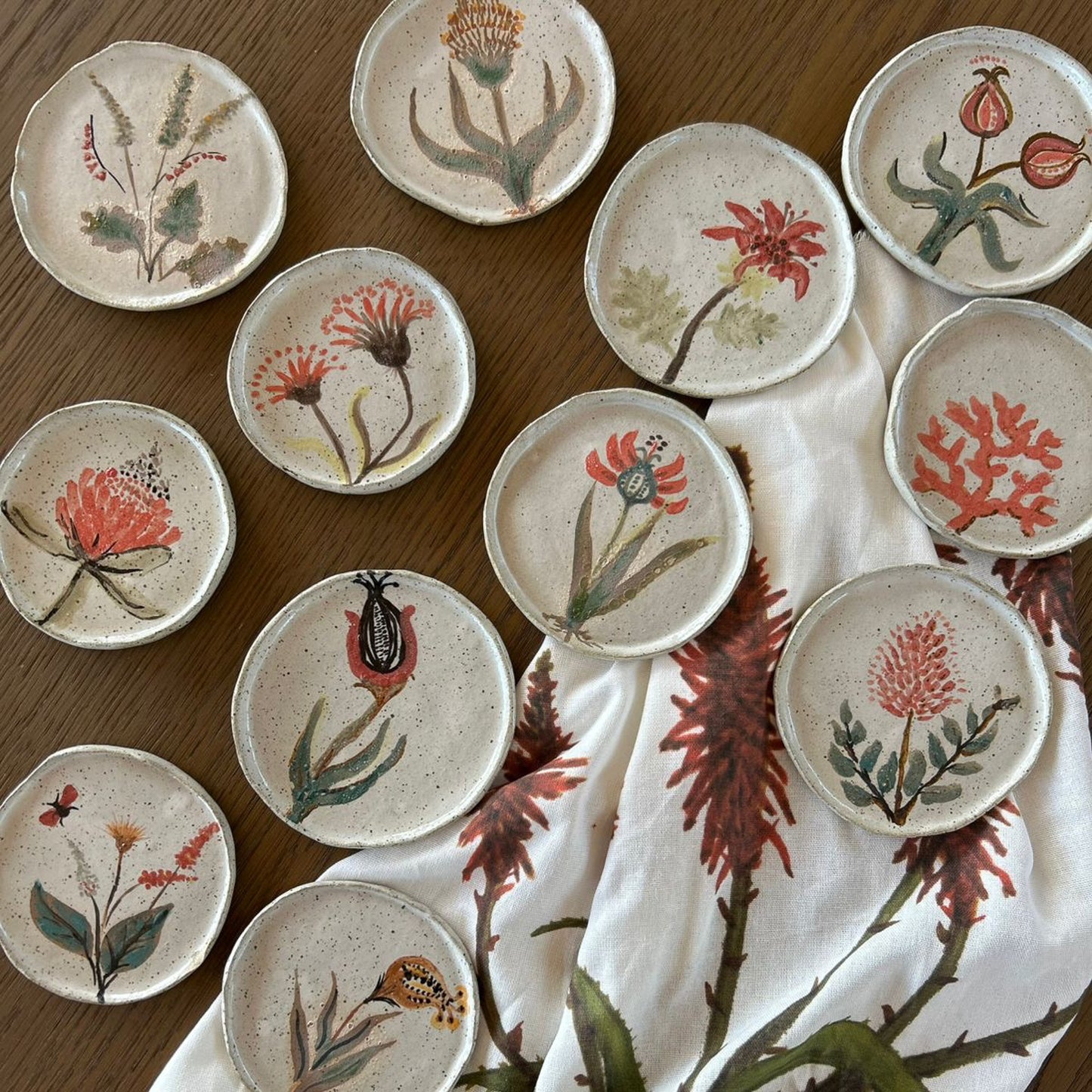 Mini Plato Gres Coral (1u)