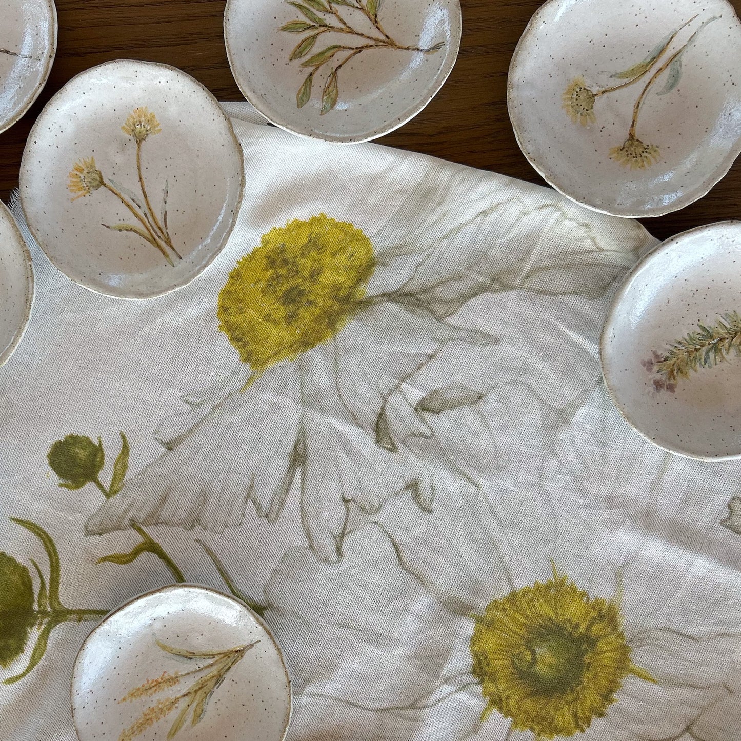 Mini Plato Gres Amarillo (1u)