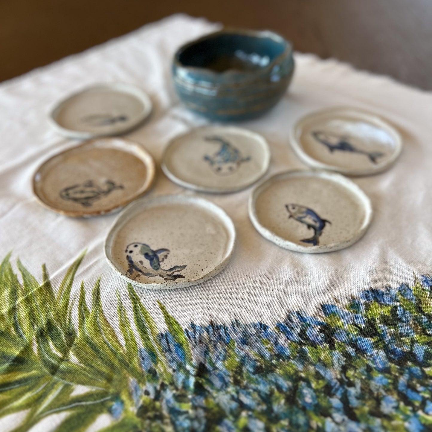 Mini Plato Gres Peces (1u)