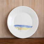 Plato Playa Pintado a Mano 20cm