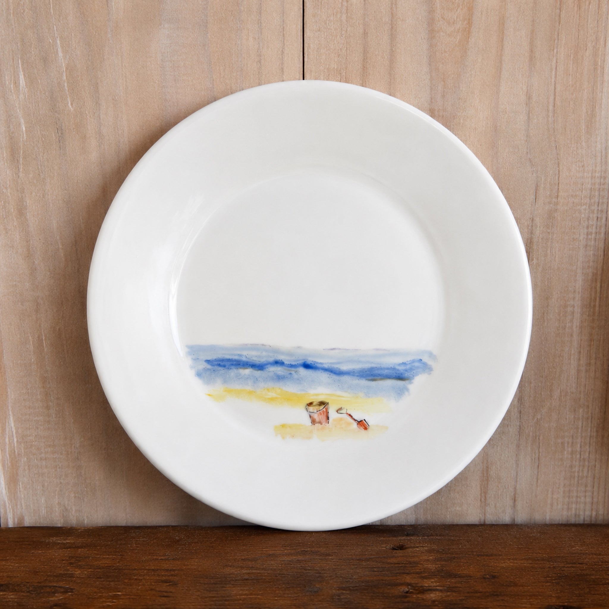 Plato Playa Pintado a Mano 20cm