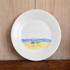 Plato Playa Pintado a Mano 20cm