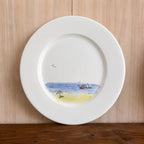 Plato Playa Pintado a Mano 27cm