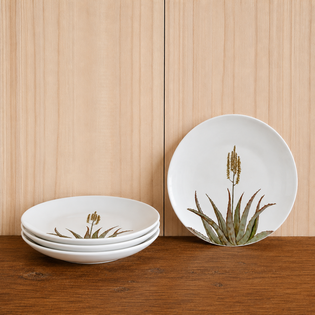 Plato Aloe Amarillo 20cm