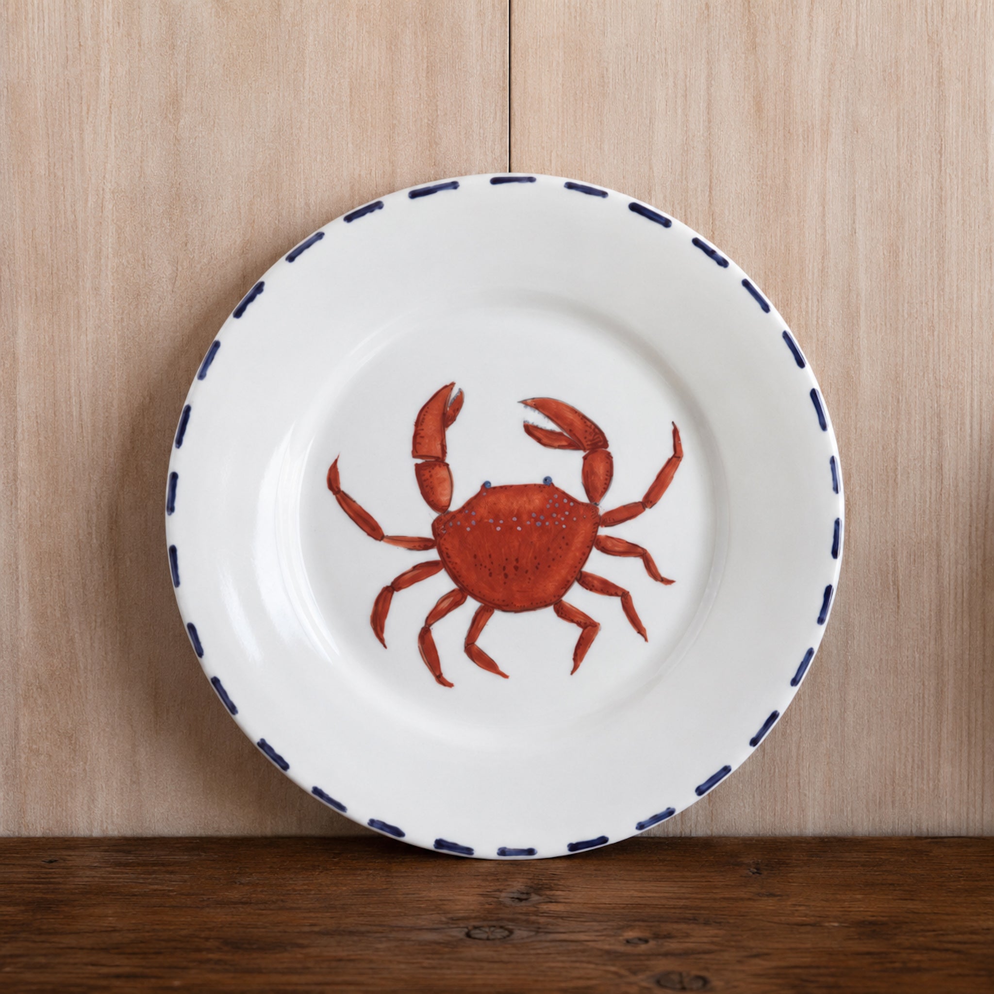 Plato Jaiba Pintado a Mano 20cm