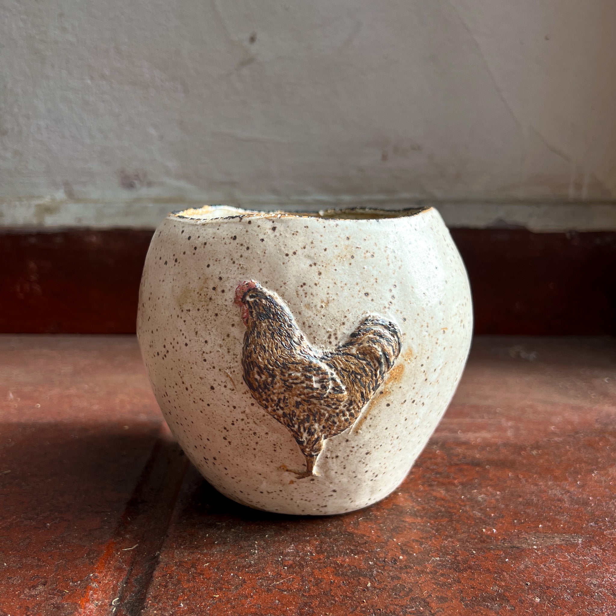 Frasco Gres Gallina 11.5cm