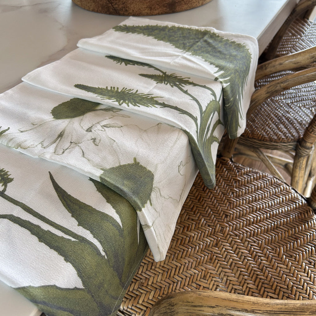 Set Servilletas Botanica Oliva