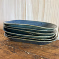 Platos Ovalados Azul marino