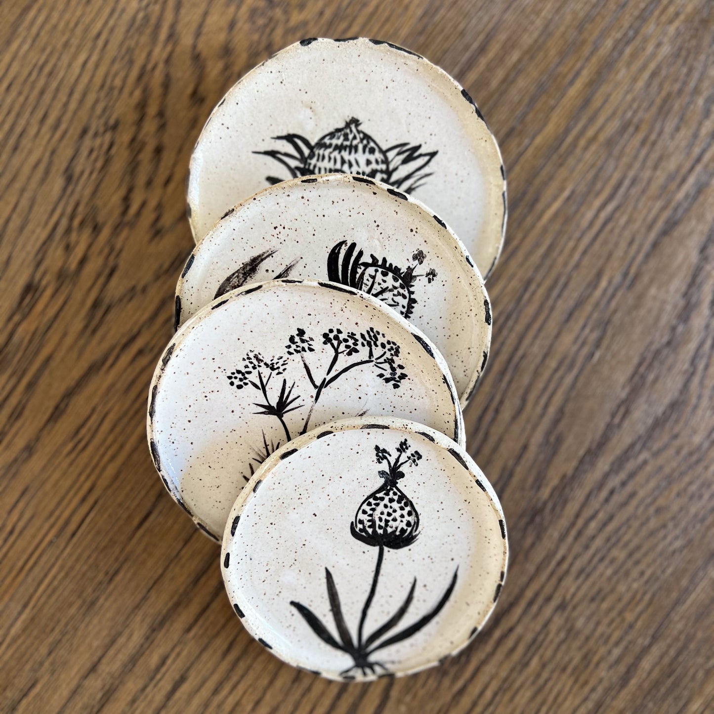 Mini Plato Gres Negro (1u)