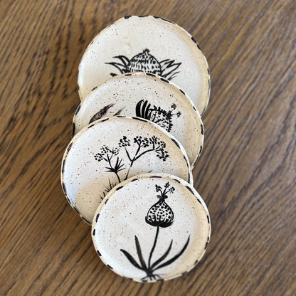 Mini Plato Gres Negro (1u)