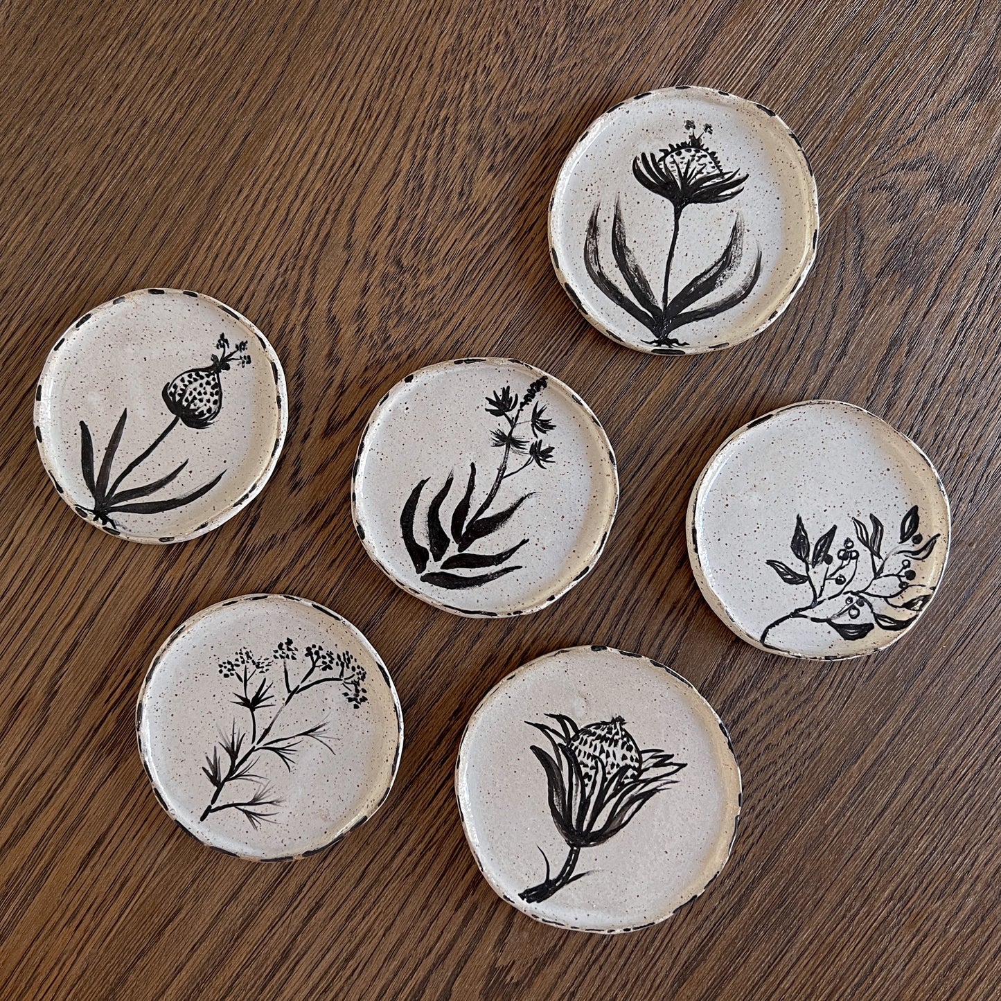 Mini Plato Gres Negro (1u)