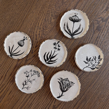 Mini Plato Gres Negro (1u)