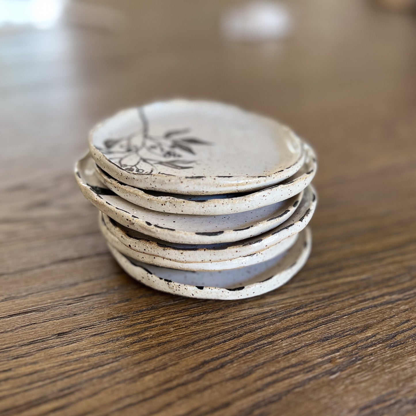 Mini Plato Gres Negro (1u)