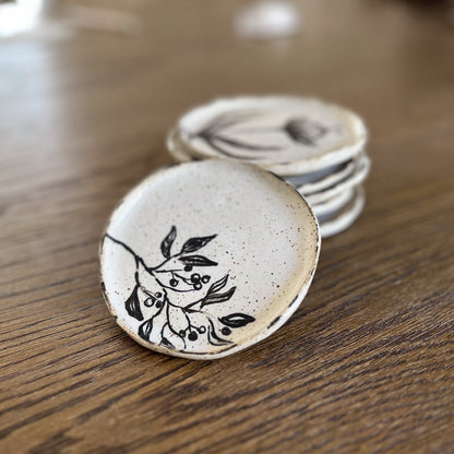 Mini Plato Gres Negro (1u)