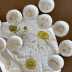 Mini Plato Gres Amarillo (1u)