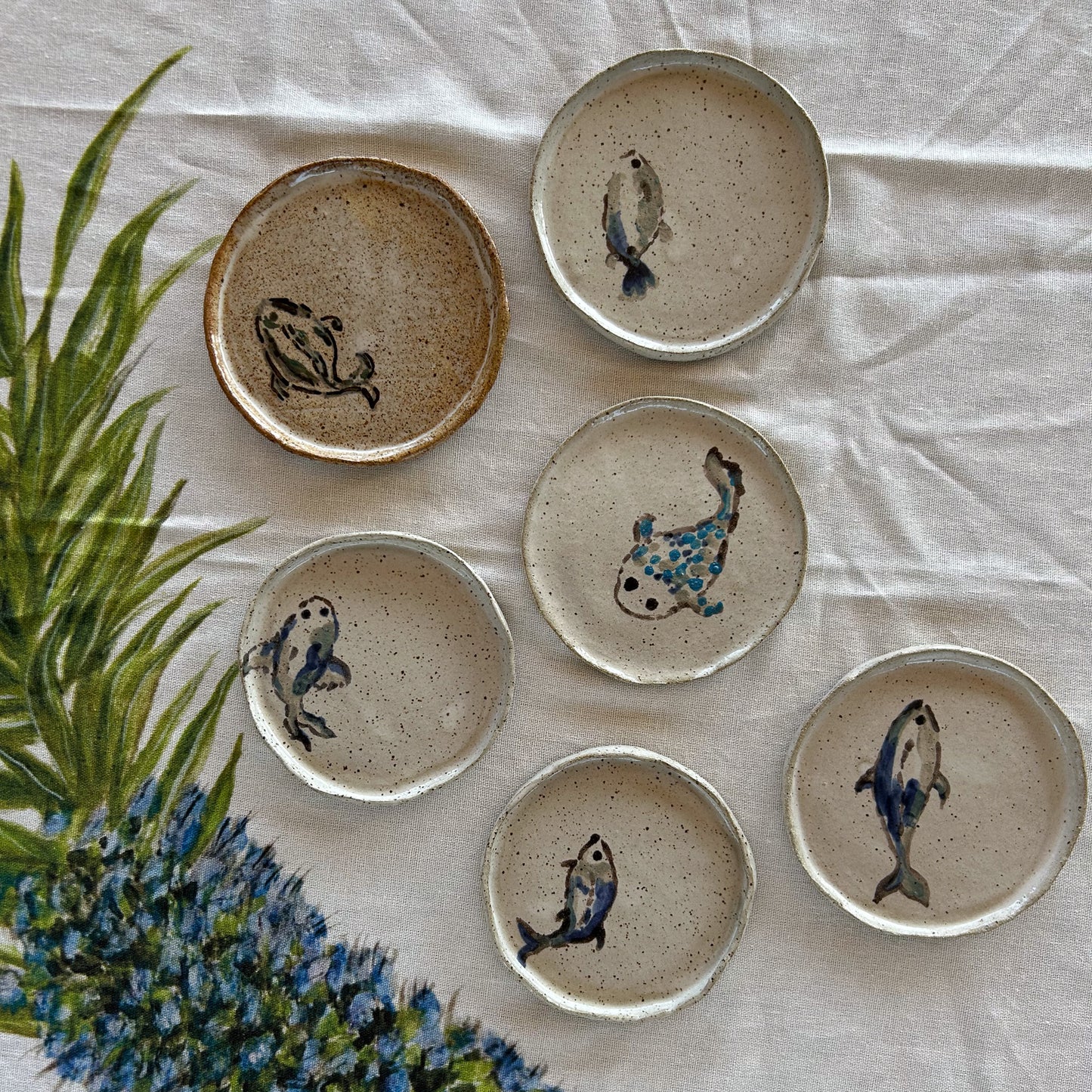 Mini Plato Gres Peces (1u)