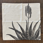 Set Servilletas Botanica Crudo Negro