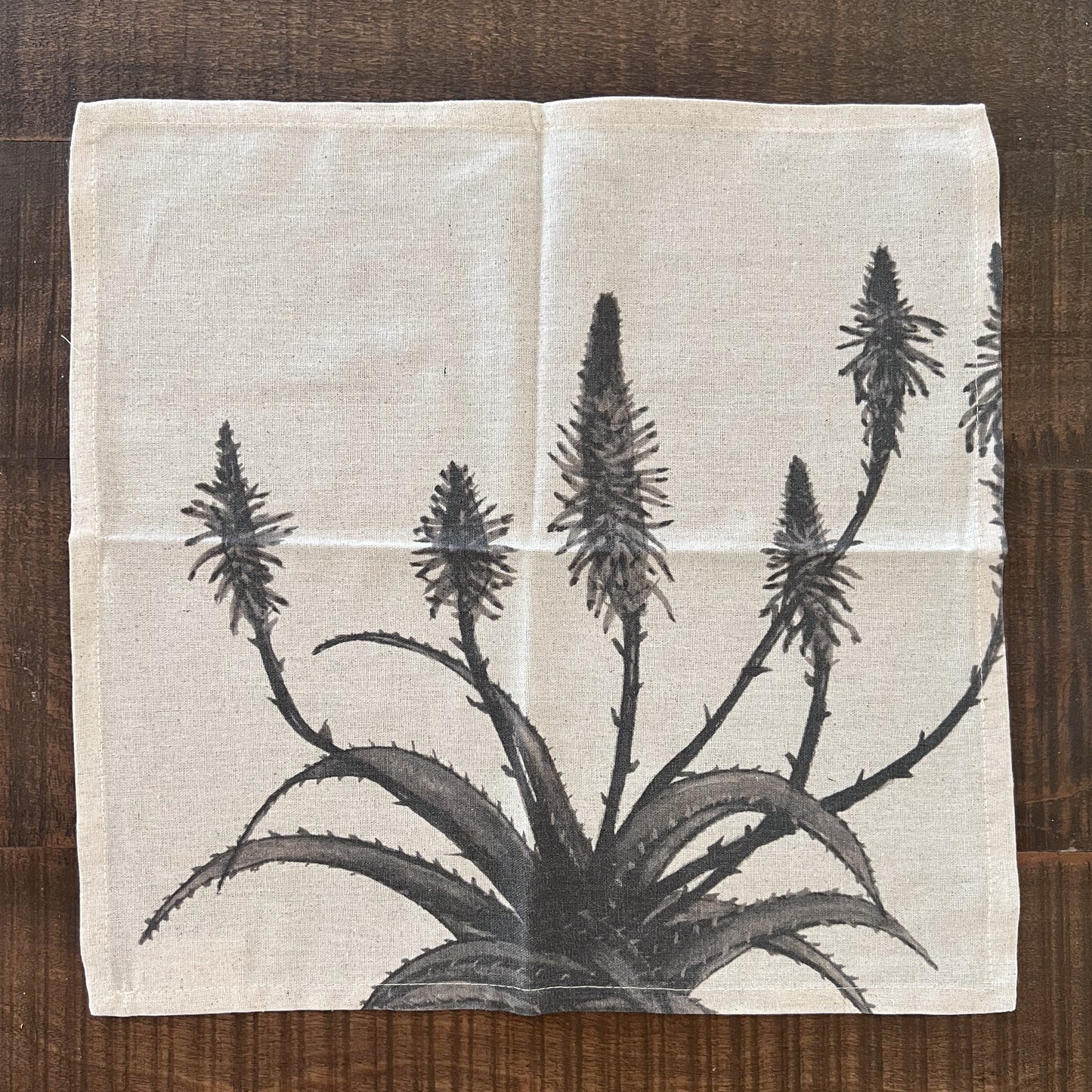 Pack Servilletas Botanica Crudo Negro