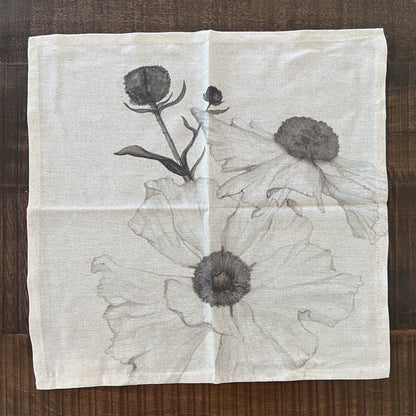 Pack Servilletas Botanica Crudo Negro