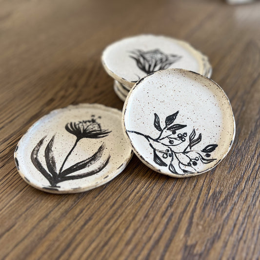 Mini Plato Gres Negro