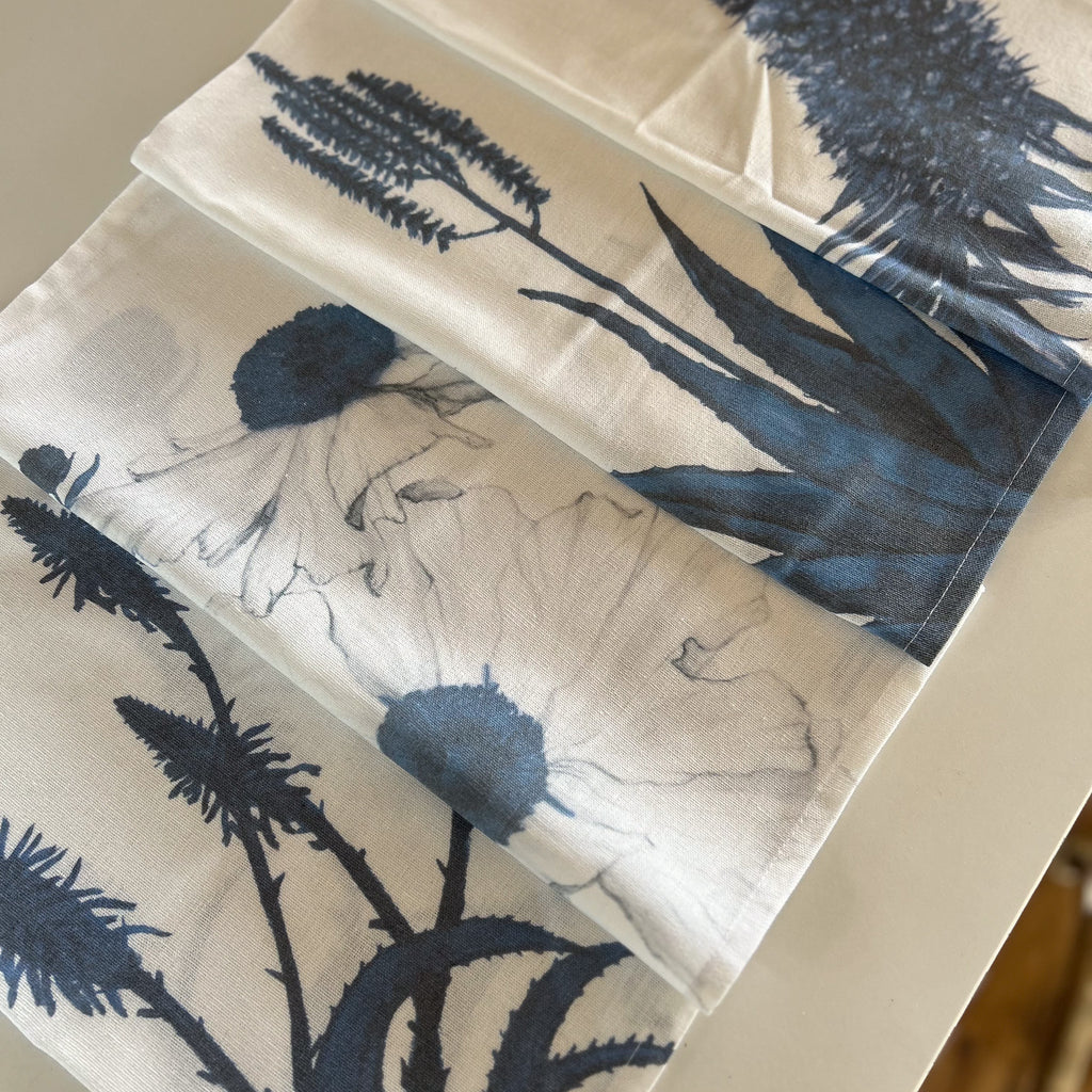 Set Servilletas Botanica Azul