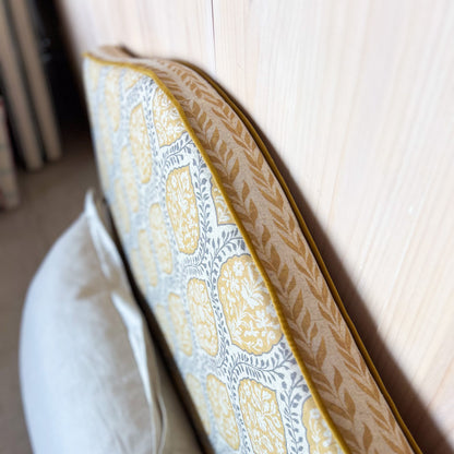 Respaldo 1.5 plaza - Enredadera amarillo