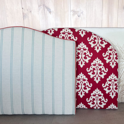 Respaldo 1.5 plaza - Ikat frambuesa